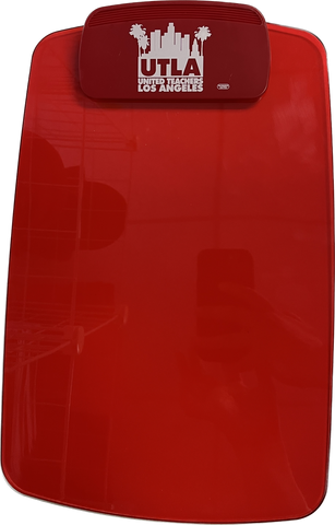 Clipboard Vintage UTLA Red Acrylic (Limited Quantities Available)