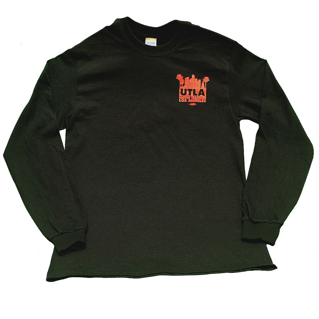 Unisex long sleeve t-shirt black