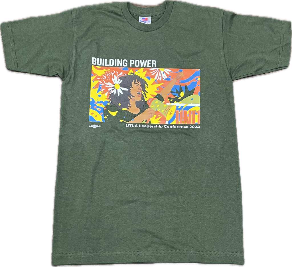 LC Crew Tee - Building Power (Green)