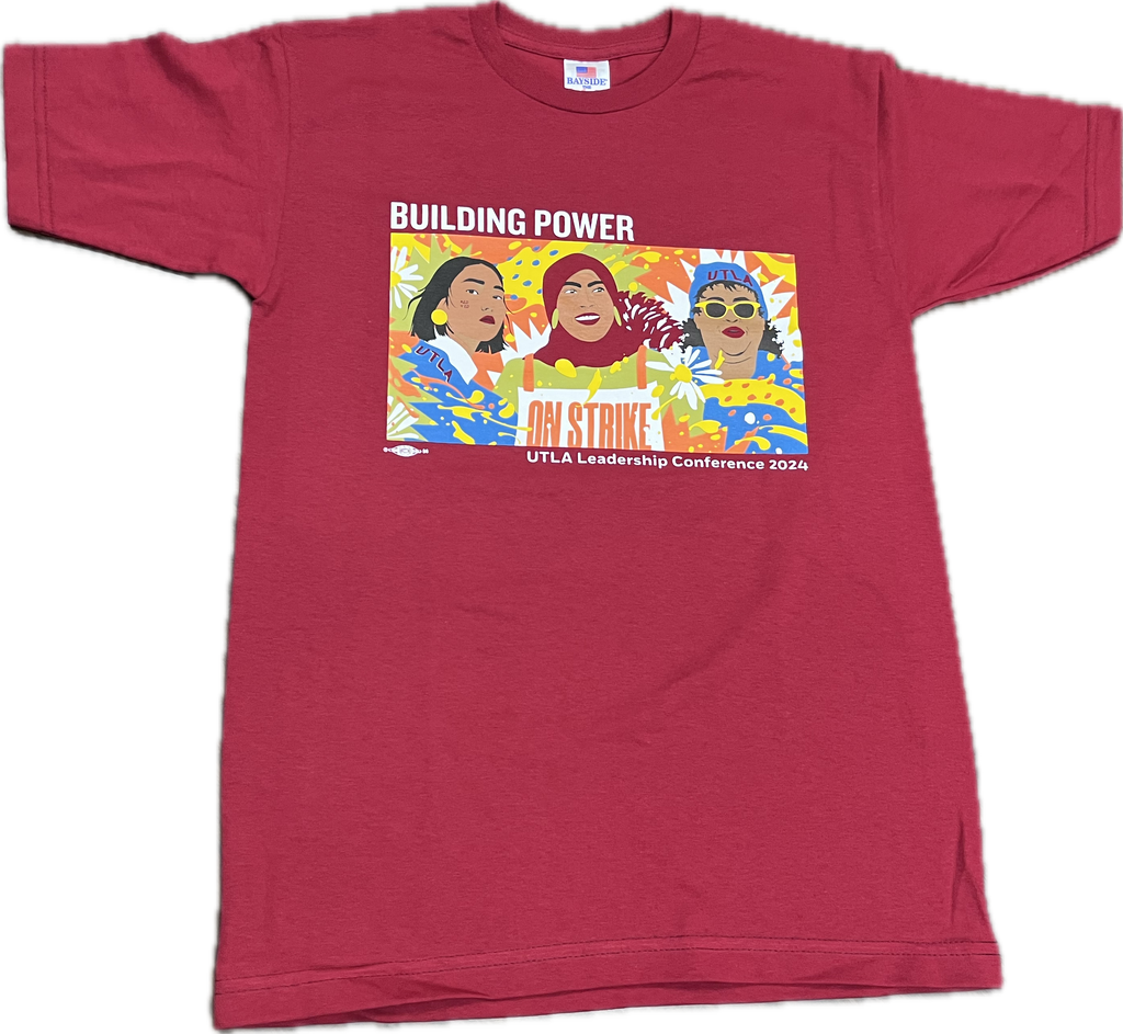 LC Crew Tee - Building Power (Red)