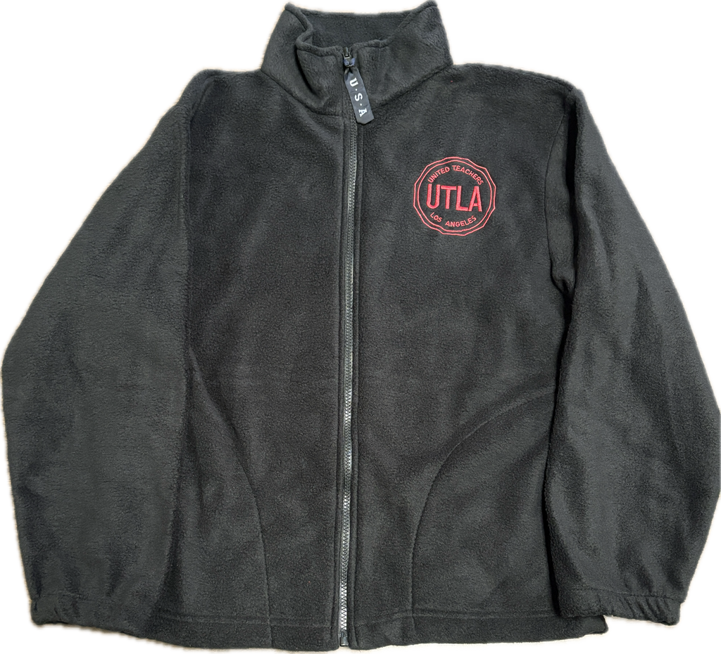 Seal Logo Fleece Front Zip (Black)