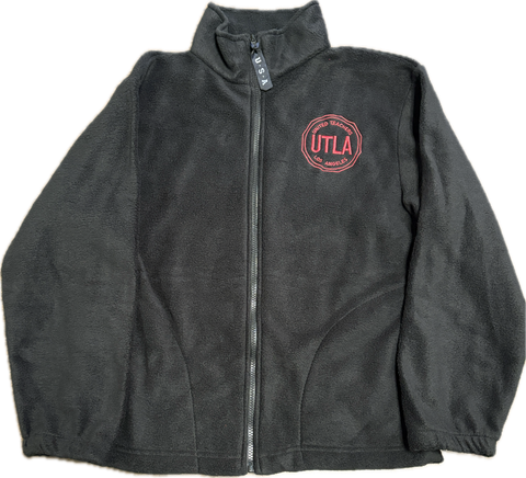 Seal Logo Fleece Front Zip (Black)