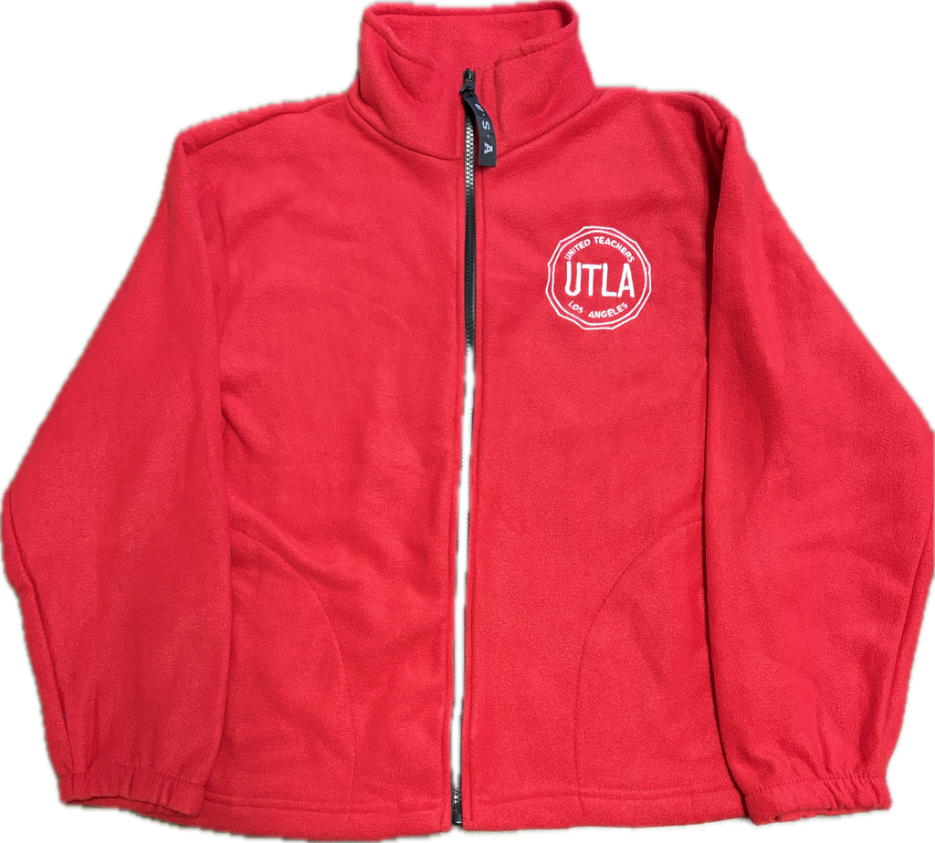Seal Logo Fleece Front Zip (Red)