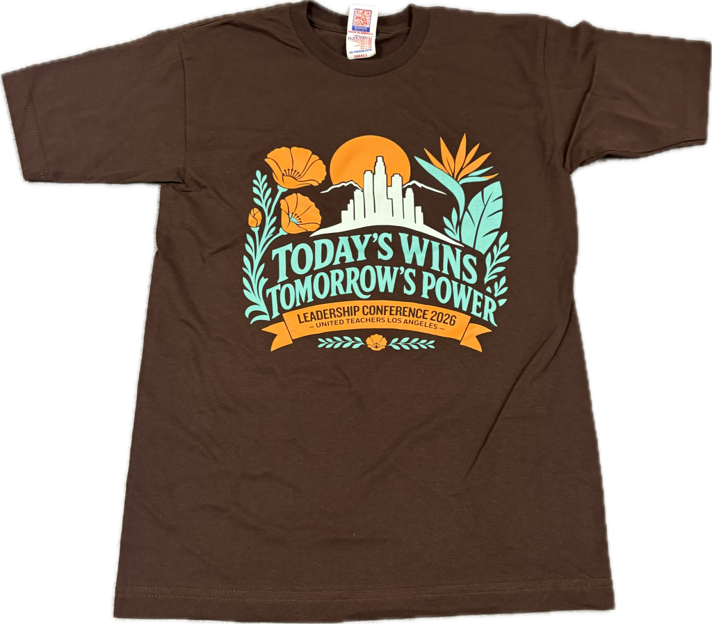 LC Crew Tee - Today's Wins Tomorrow's Power (Brown)