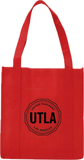 Seal Logo Grocery Tote Bag (Red)
