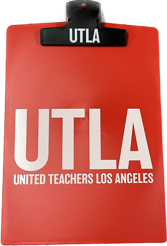 Clipboard with UTLA Lettering