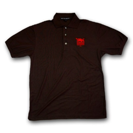 Men's UTLA Black Three Button Polo Shirt