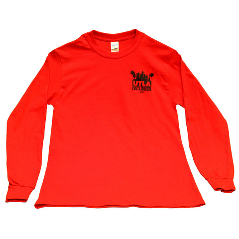 Unisex long sleeve t-shirt red