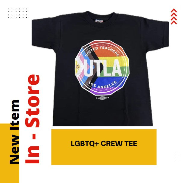UTLA LGBTQ+ Crew Tee (Black)